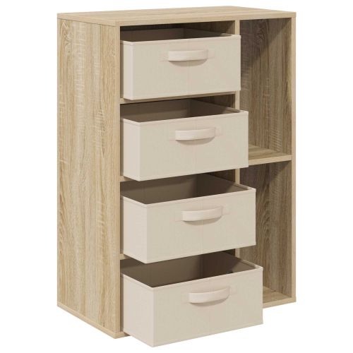 Служебен шкаф с чекмедже Сонома дъб 60 x 33,5 x 84 см