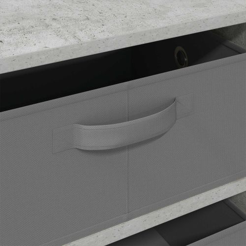 Служебен шкаф с чекмедже Циментено сиво 60 x 33,5 x 84 см