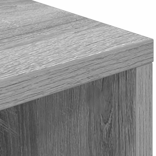 Служебен шкаф с чекмедже Сив Сонома 60 x 33,5 x 84 см