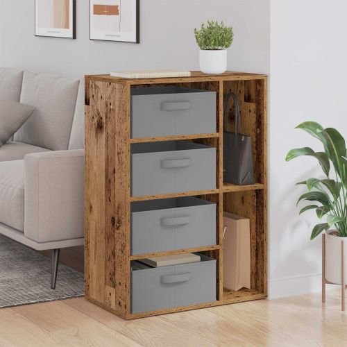 Служебен шкаф с чекмедже Старо дърво 60 x 33,5 x 84 см