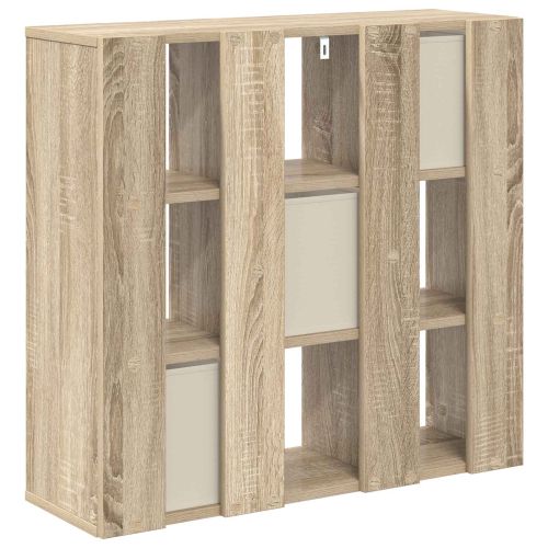 Служебен шкаф с чекмедже Сонома дъб 73,5 x 24 x 69,5 см