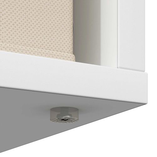 Служебен шкаф с чекмедже Бяло 88,5 x 29 x 84,5 см