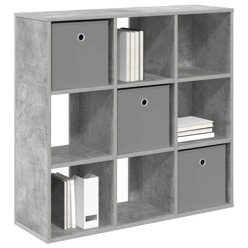 Служебен шкаф с чекмедже Циментено сиво 88,5 x 29 x 84,5 см