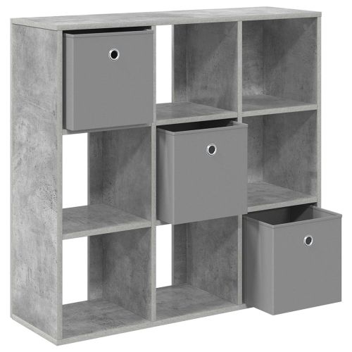 Служебен шкаф с чекмедже Циментено сиво 88,5 x 29 x 84,5 см