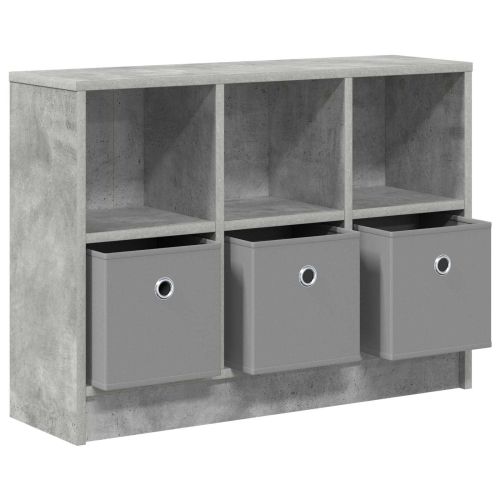 Служебен шкаф с чекмедже Циментено сиво 73,5 x 22,5 x 53,5 см