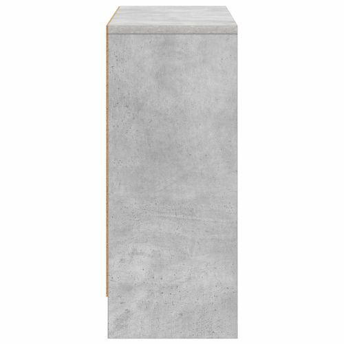 Служебен шкаф с чекмедже Циментено сиво 73,5 x 22,5 x 53,5 см