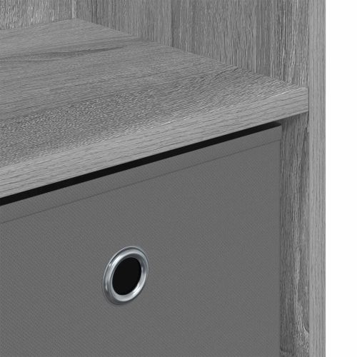 Служебен шкаф с чекмедже Сив Сонома 73,5 x 22,5 x 53,5 см