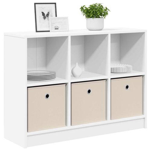 Служебен шкаф с чекмедже Бяло 88,5 x 27,5 x 63,5 см