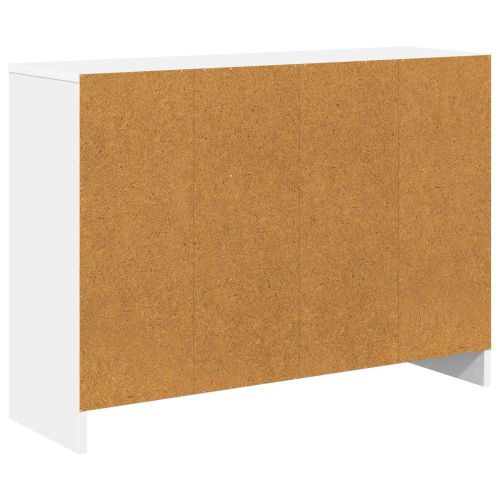 Служебен шкаф с чекмедже Бяло 88,5 x 27,5 x 63,5 см