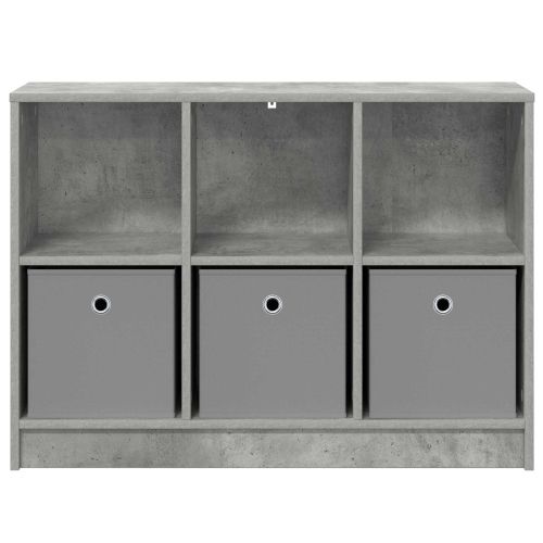 Служебен шкаф с чекмедже Циментено сиво 88,5 x 27,5 x 63,5 см