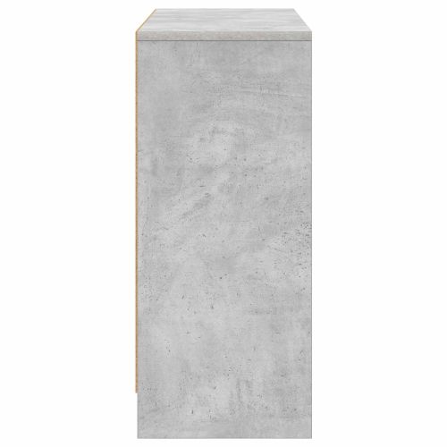 Служебен шкаф с чекмедже Циментено сиво 88,5 x 27,5 x 63,5 см