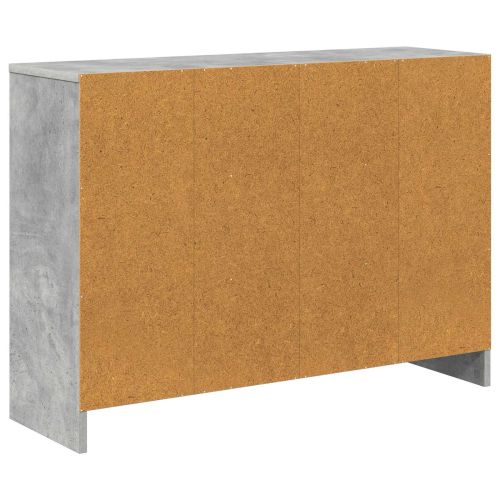 Служебен шкаф с чекмедже Циментено сиво 88,5 x 27,5 x 63,5 см