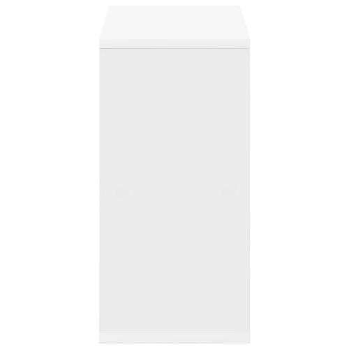 Служебен шкаф с чекмедже Бяло 49,5 x 22 x 47 см