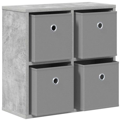 Служебен шкаф с чекмедже Циментено сиво 49,5 x 22 x 47 см