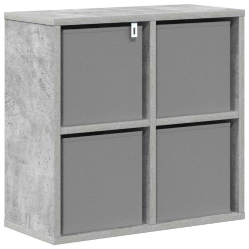 Служебен шкаф с чекмедже Циментено сиво 49,5 x 22 x 47 см
