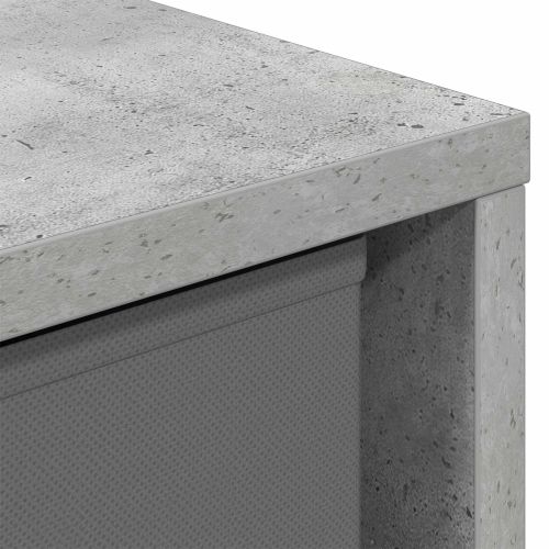 Служебен шкаф с чекмедже Циментено сиво 49,5 x 22 x 47 см