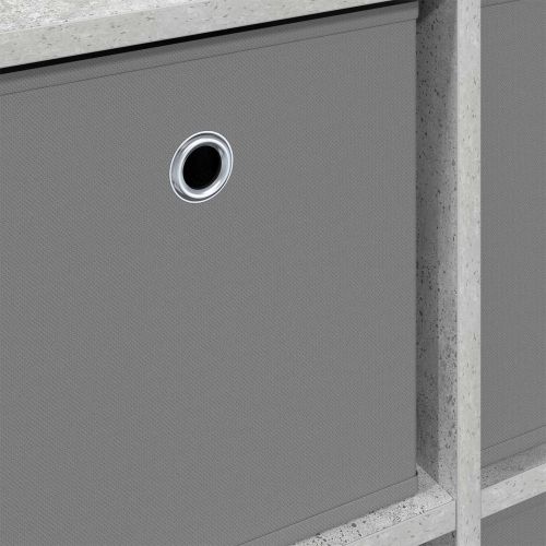 Служебен шкаф с чекмедже Циментено сиво 49,5 x 22 x 47 см