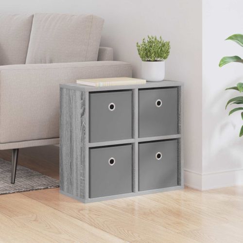 Служебен шкаф с чекмедже Сив Сонома 49,5 x 22 x 47 см