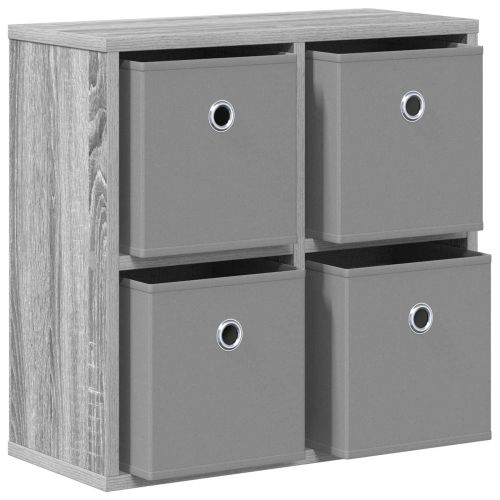 Служебен шкаф с чекмедже Сив Сонома 49,5 x 22 x 47 см