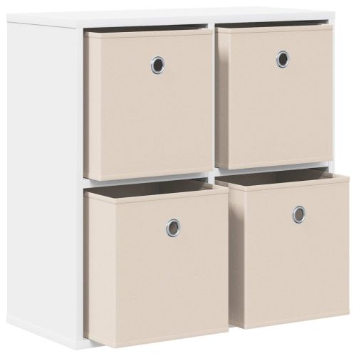 Служебен шкаф с чекмедже Бяло 59,5 x 27 x 57 см