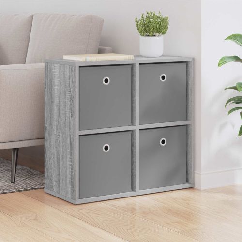 Служебен шкаф с чекмедже Сив Сонома 59,5 x 27 x 57 см