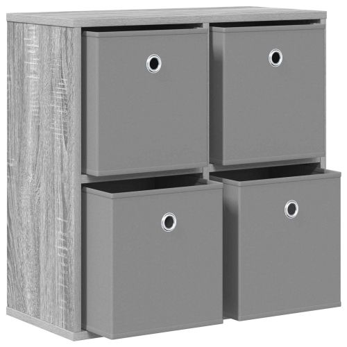 Служебен шкаф с чекмедже Сив Сонома 59,5 x 27 x 57 см
