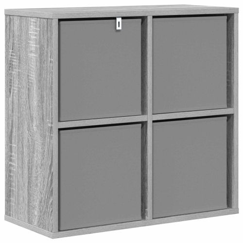 Служебен шкаф с чекмедже Сив Сонома 59,5 x 27 x 57 см