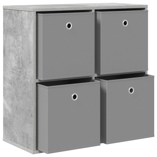 Служебен шкаф с чекмедже Циментено сиво 68,5 x 32 x 67 см