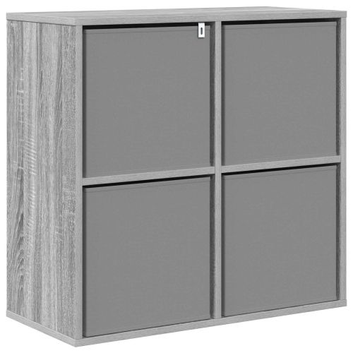 Служебен шкаф с чекмедже Сив Сонома 68,5 x 32 x 67 см