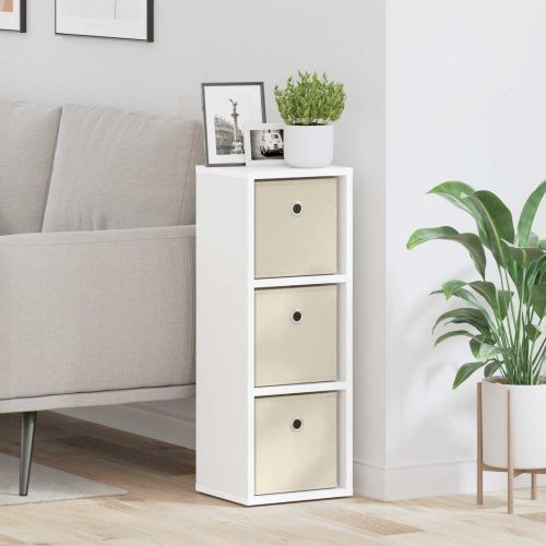 Служебен шкаф с чекмедже Бяло 25,5 x 22 x 69,5 см