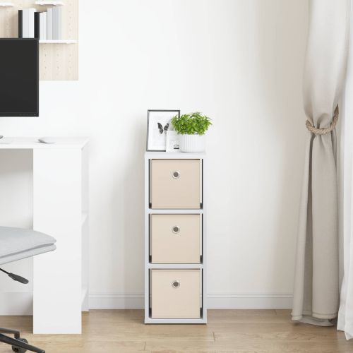 Служебен шкаф с чекмедже Бяло 25,5 x 22 x 69,5 см