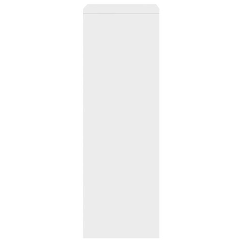 Служебен шкаф с чекмедже Бяло 25,5 x 22 x 69,5 см