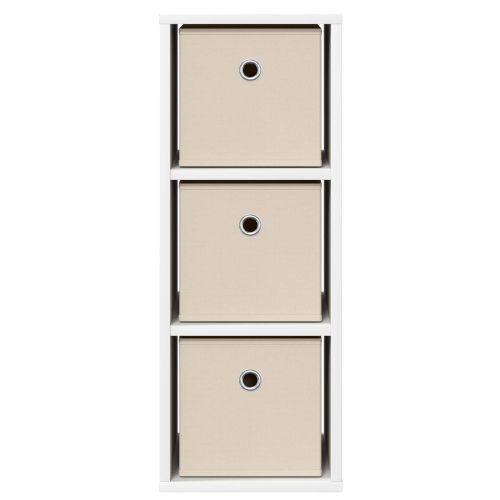 Служебен шкаф с чекмедже Бяло 25,5 x 22 x 69,5 см