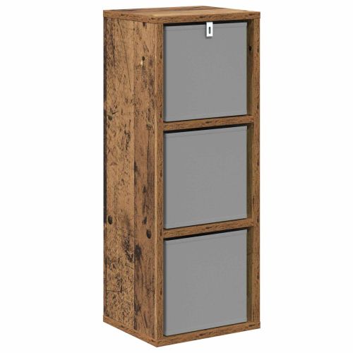 Служебен шкаф с чекмедже Старо дърво 25,5 x 22 x 69,5 см