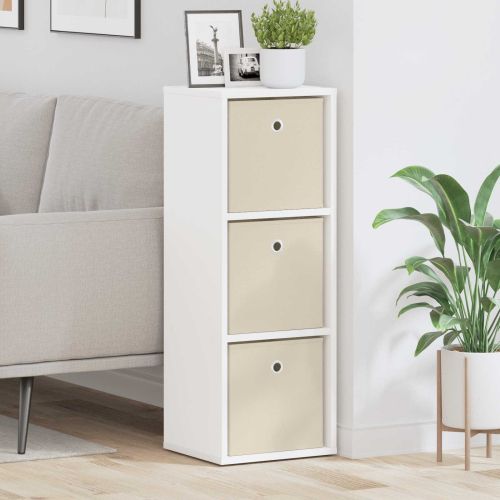 Служебен шкаф с чекмедже Бяло 30,5 x 27 x 84,5 см