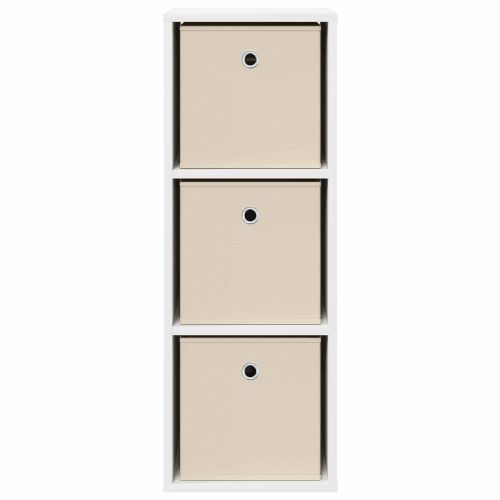 Служебен шкаф с чекмедже Бяло 30,5 x 27 x 84,5 см