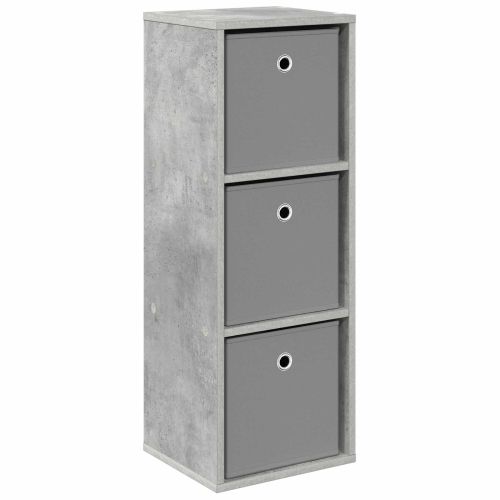 Служебен шкаф с чекмедже Циментено сиво 30,5 x 27 x 84,5 см