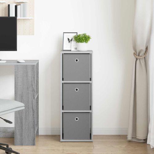 Служебен шкаф с чекмедже Циментено сиво 30,5 x 27 x 84,5 см