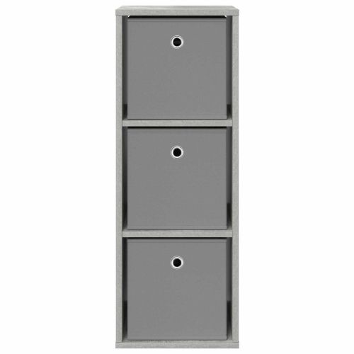 Служебен шкаф с чекмедже Циментено сиво 30,5 x 27 x 84,5 см