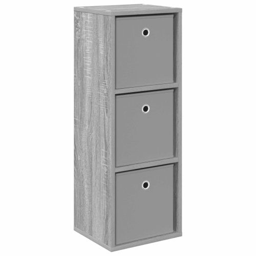 Служебен шкаф с чекмедже Сив Сонома 30,5 x 27 x 84,5 см