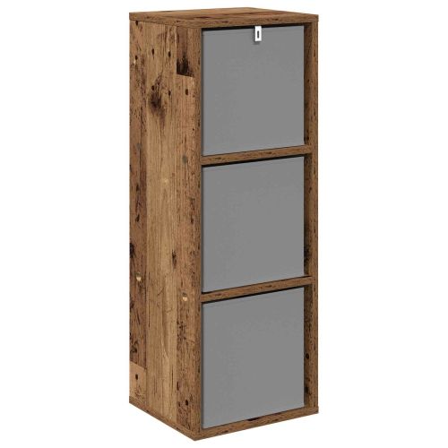 Служебен шкаф с чекмедже Старо дърво 30,5 x 27 x 84,5 см