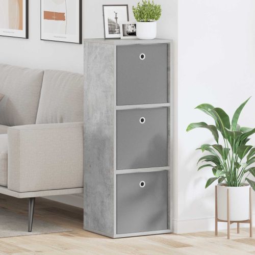 Служебен шкаф с чекмедже Циментено сиво 35 x 32 x 99,5 см