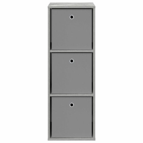Служебен шкаф с чекмедже Циментено сиво 35 x 32 x 99,5 см