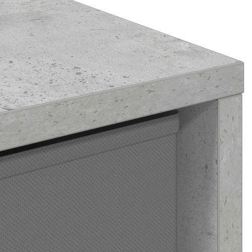 Служебен шкаф с чекмедже Циментено сиво 35 x 32 x 99,5 см