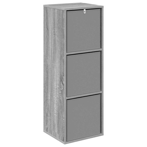 Служебен шкаф с чекмедже Сив Сонома 35 x 32 x 99,5 см