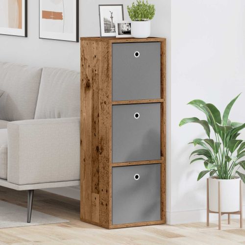 Служебен шкаф с чекмедже Старо дърво 35 x 32 x 99,5 см