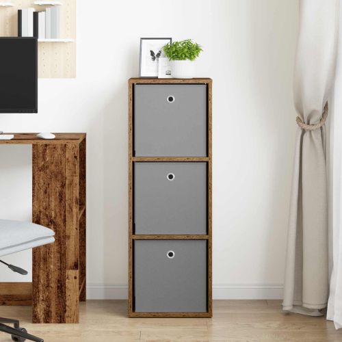 Служебен шкаф с чекмедже Старо дърво 35 x 32 x 99,5 см