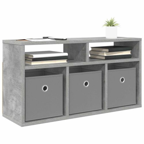 Долно шкафче с чекмедже Циментено сиво 72 х 22,5 х 38 см