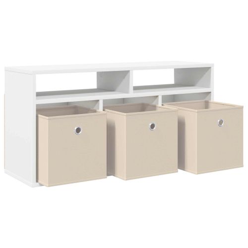 Долно шкафче с чекмедже Бяло 87 x 27,5 x 43 см