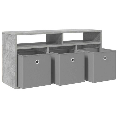 Долно шкафче с чекмедже Циментено сиво 87 x 27,5 x 43 см